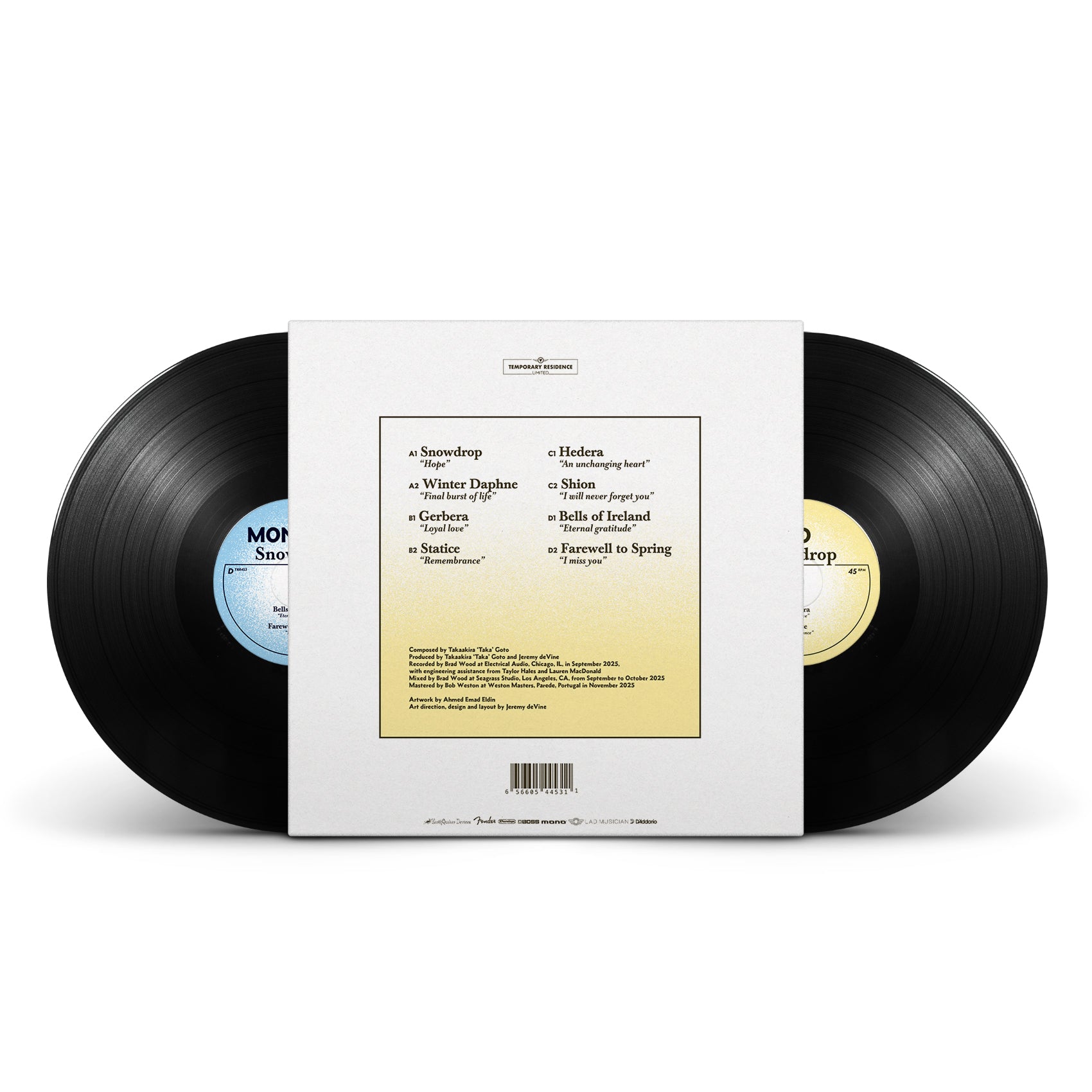 鳳瑛二 直筆 15th anniversary CD TRR453LP-C1_Mock-